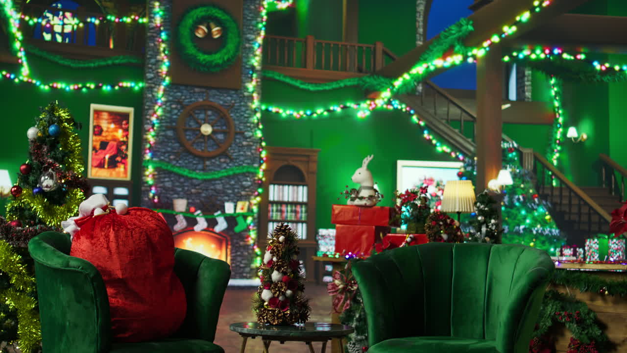 크리스마스 거실 장식