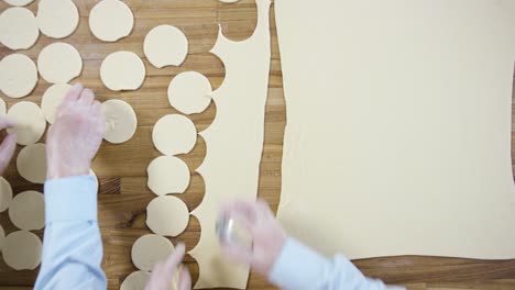 preparing pastries