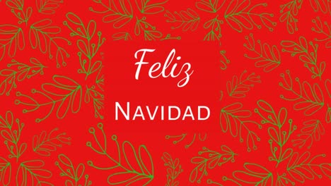 Feliz-Navidad-written-over-mistletoe