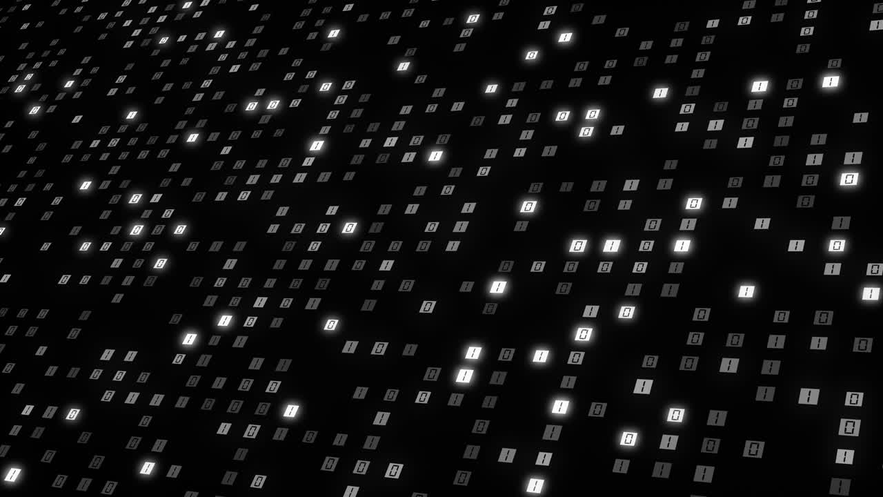 Abstract background with binary code