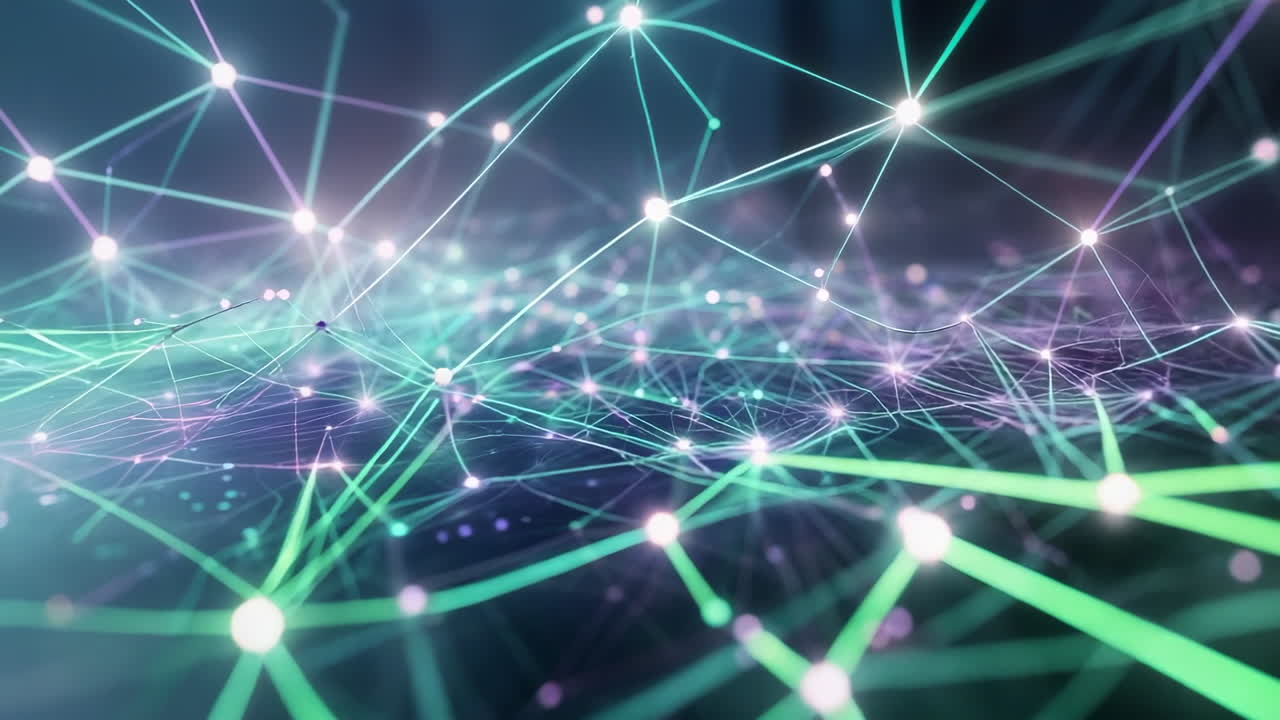 Abstract Digital Network Connections