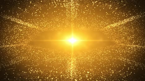 3d 4k abstract animation explosion gold lights sparkles lines speed of light glowing light explodes