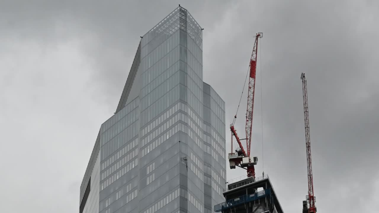 New work being done next to 22 Bishopsgate in the City of London, London, United Kingdom
