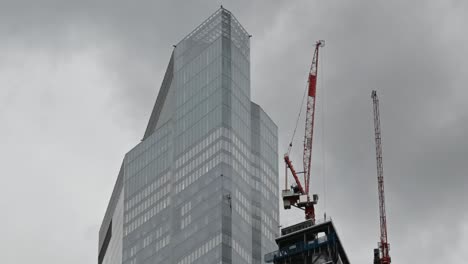 new work being done next to 22 bishopsgate in the city of london, london, united kingdom