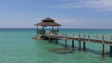 a-gazebo-on-a-dock-in-the-open-ocean-in-Asia