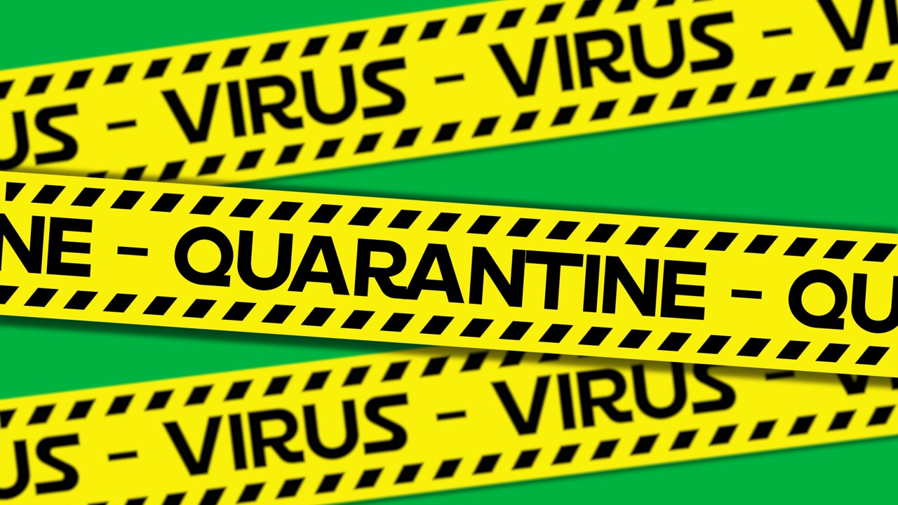 Corona Virus on Alpha Channel