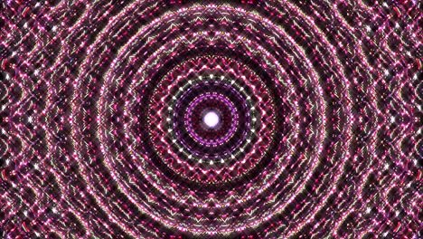 hermoso caleidoscopio abstracto que brilla, una luz radiante que regula los movimientos sutiles