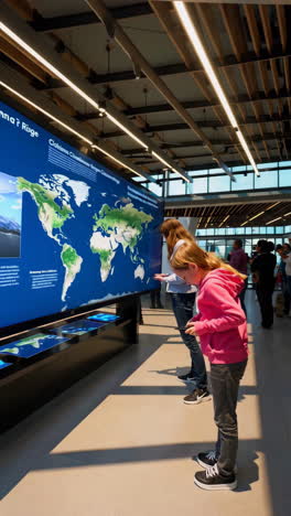 interactive climate change exhibition