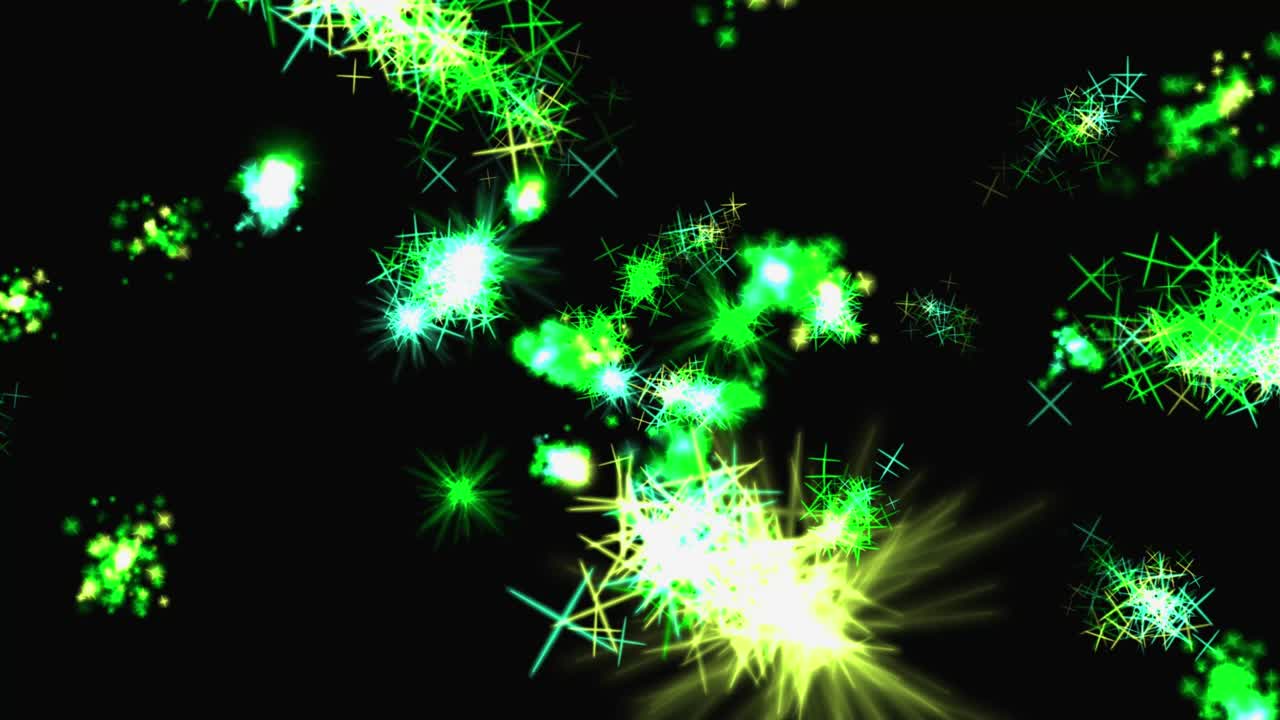 반이는 별 입자 애니메이션 모션 그래픽