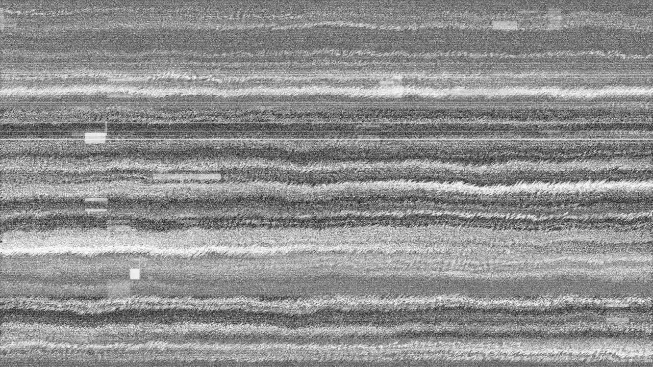 Animation of interference over blurred background