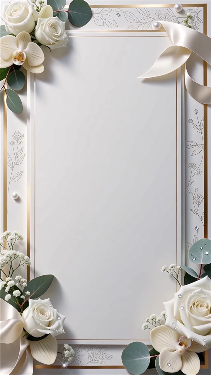 Minimalist Luxury Wedding Invitation Background