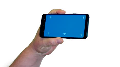 plantilla de pantalla azul para teléfono móvil o teléfono inteligente