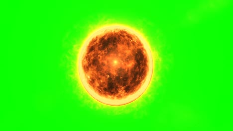 primer plano del sol