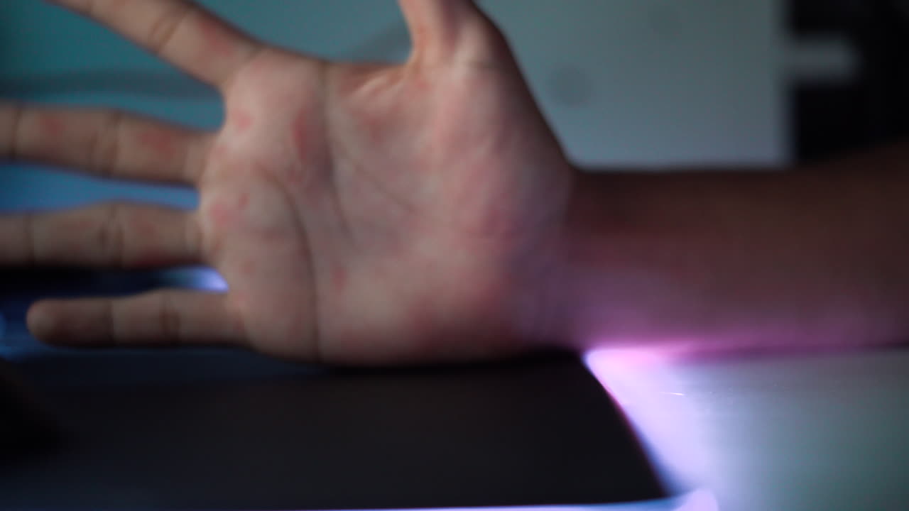 테이블을 두드리는 성인 남성 손 손가락 - 무언가를 기다리는 중-1