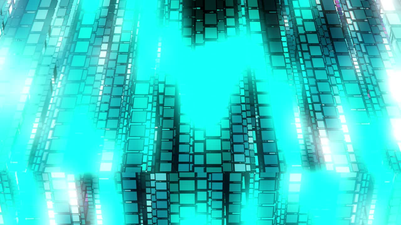 lente de fondo distorsionado. gráficos de movimiento 4k. fondo de partículas