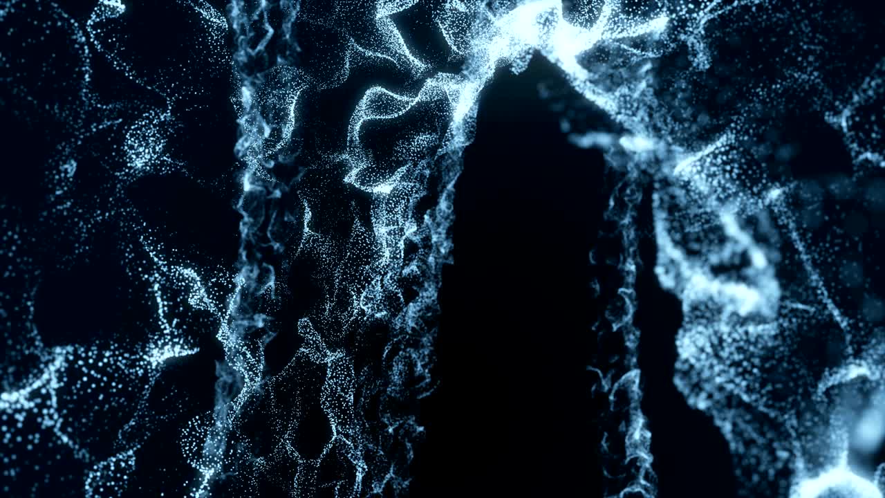 Particles dust abstract light bokeh motion titles cinematic background loop