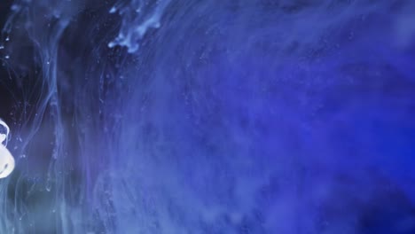 animación de texto de venta masiva sobre fondo líquido azul