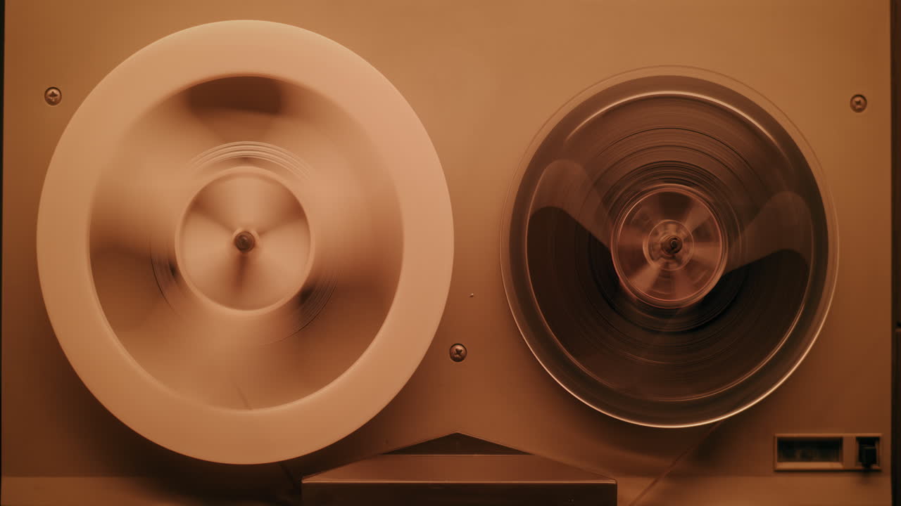 빈티지 릴-투-릴 테이프 레코더