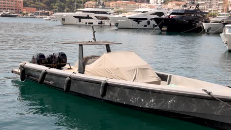 various boats docked in monte carlo harbor