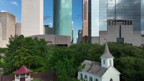 Sam-Houston-State-Park-Und-Texas-Flagge