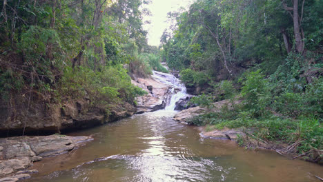 beautiful mae sa waterfall in chiang mai, thailand