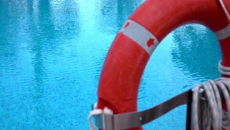 video of orange lifebuoy in 4k