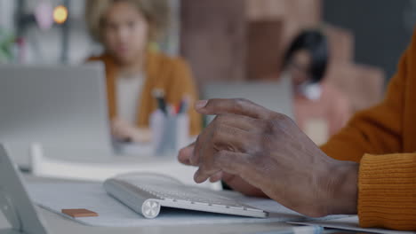 people working at an office