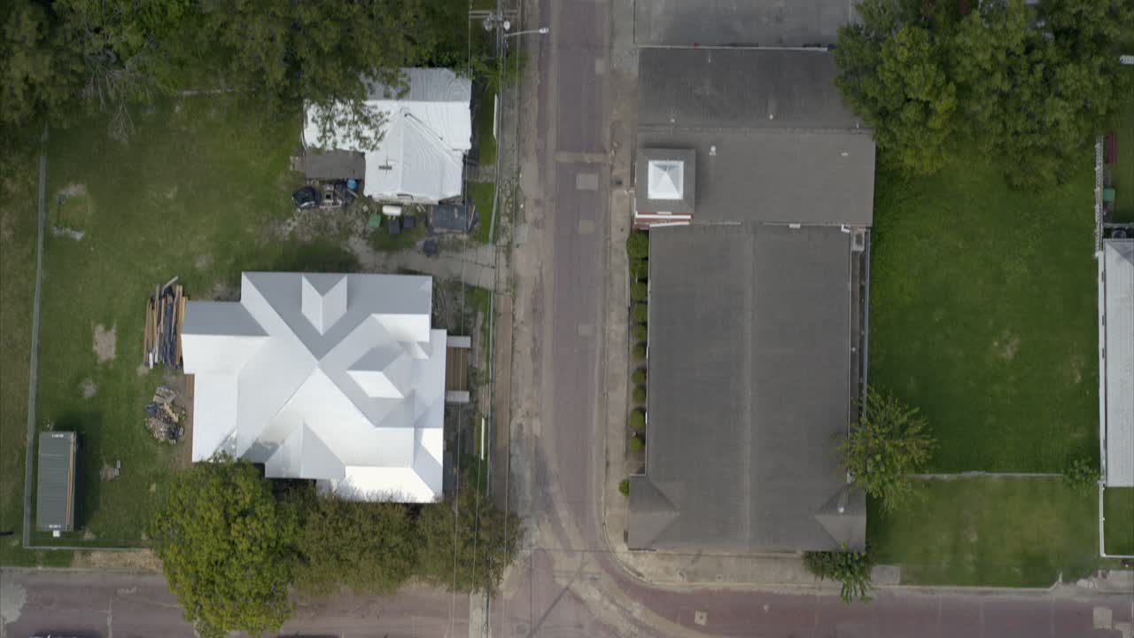 Houston’s Freedmen’s Town Fourth Ward | 4K Drone Stock Video of 19th-Century Homes