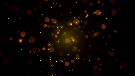 brillos dorados y brillantes