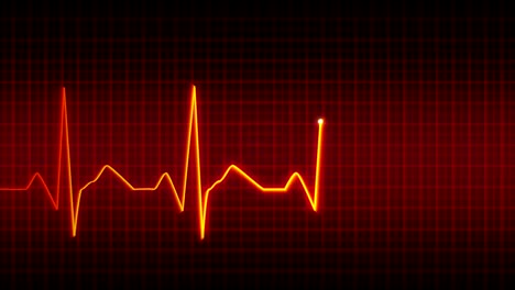 electrocardiogram heartbeat animation