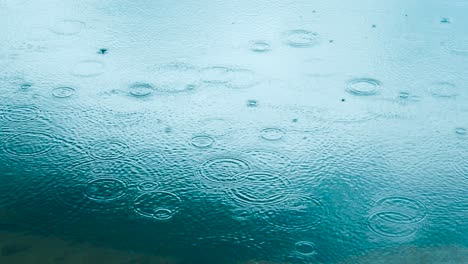 abstract background, rain drops on the water