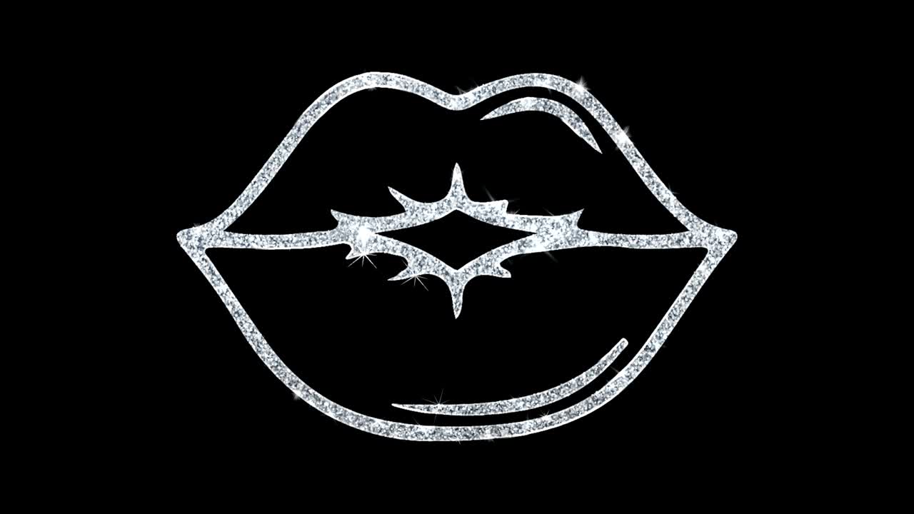 icono del elemento de beso