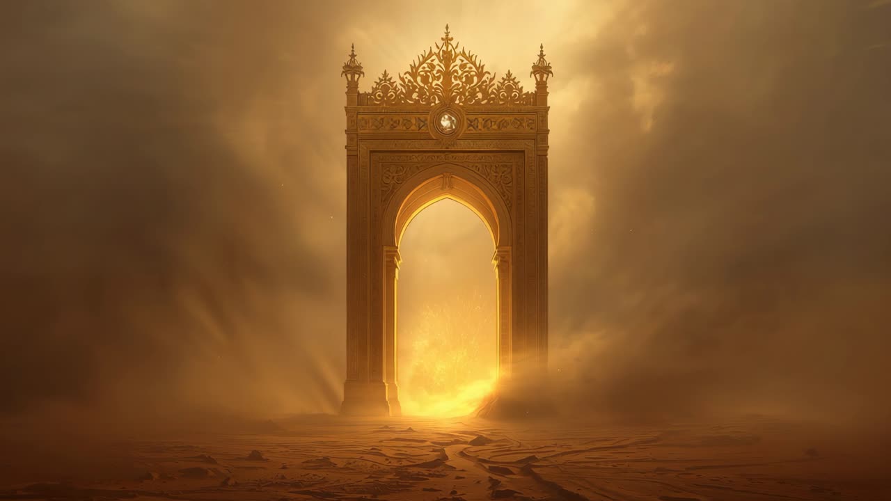 A Golden Portal to Another World