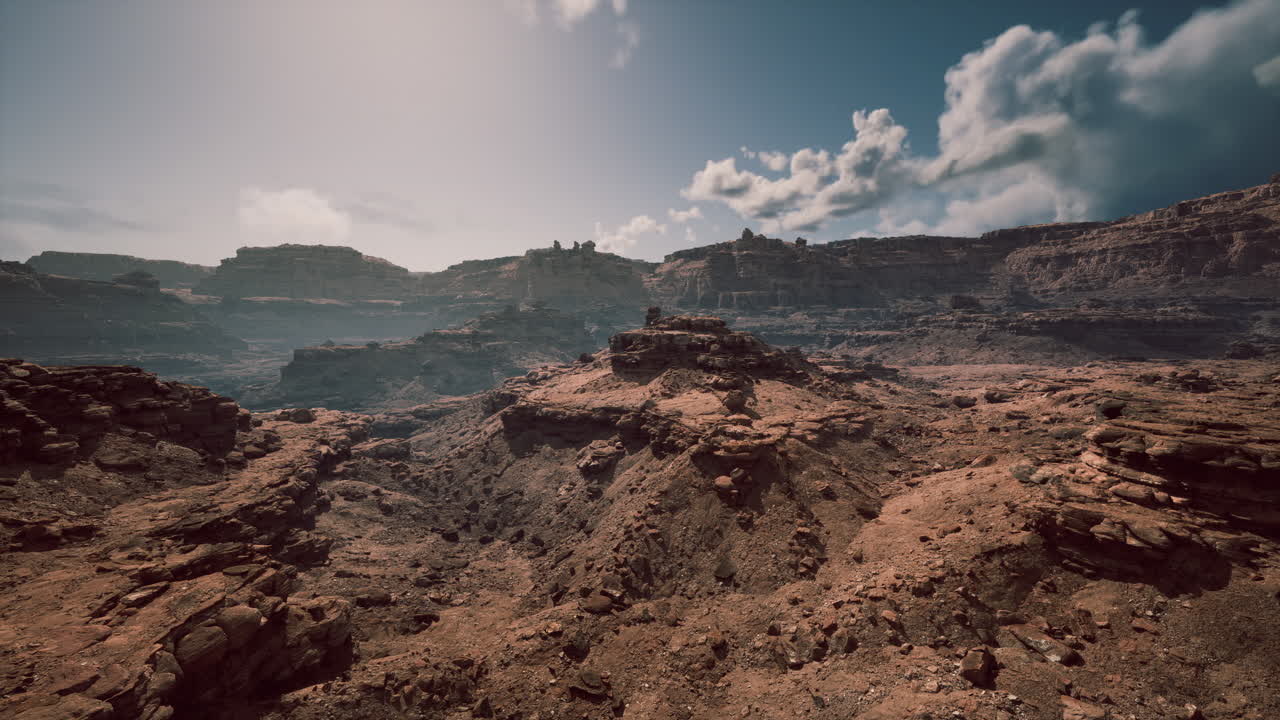 Paisaje de un planeta alienígena