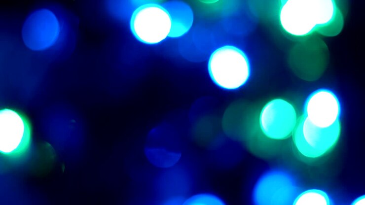 Sfondo di luci natalizie. Sfondo luminoso festivo.