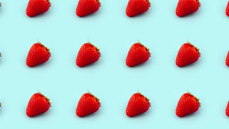 strawberry pattern 2d animation