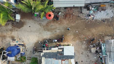 vista aérea de una zona urbana en desarrollo