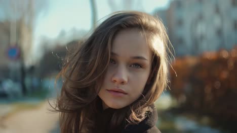 portrait of a young woman