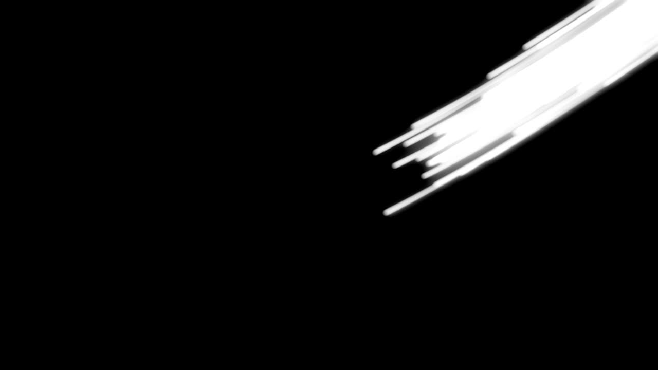 플래시 라이트와 함께 빠른 에너지 날아다니는 파동 라인.