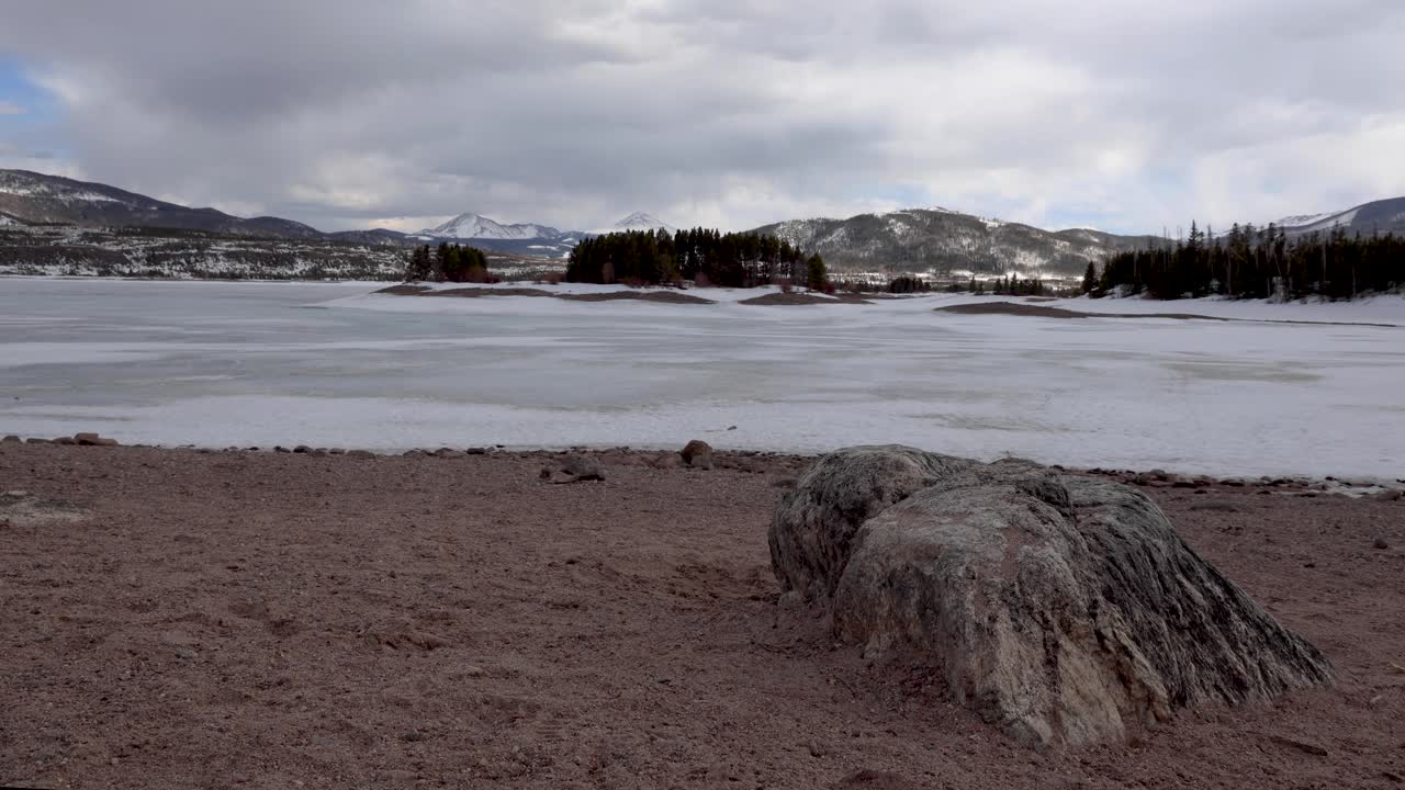 timelapse de dillon co en invierno