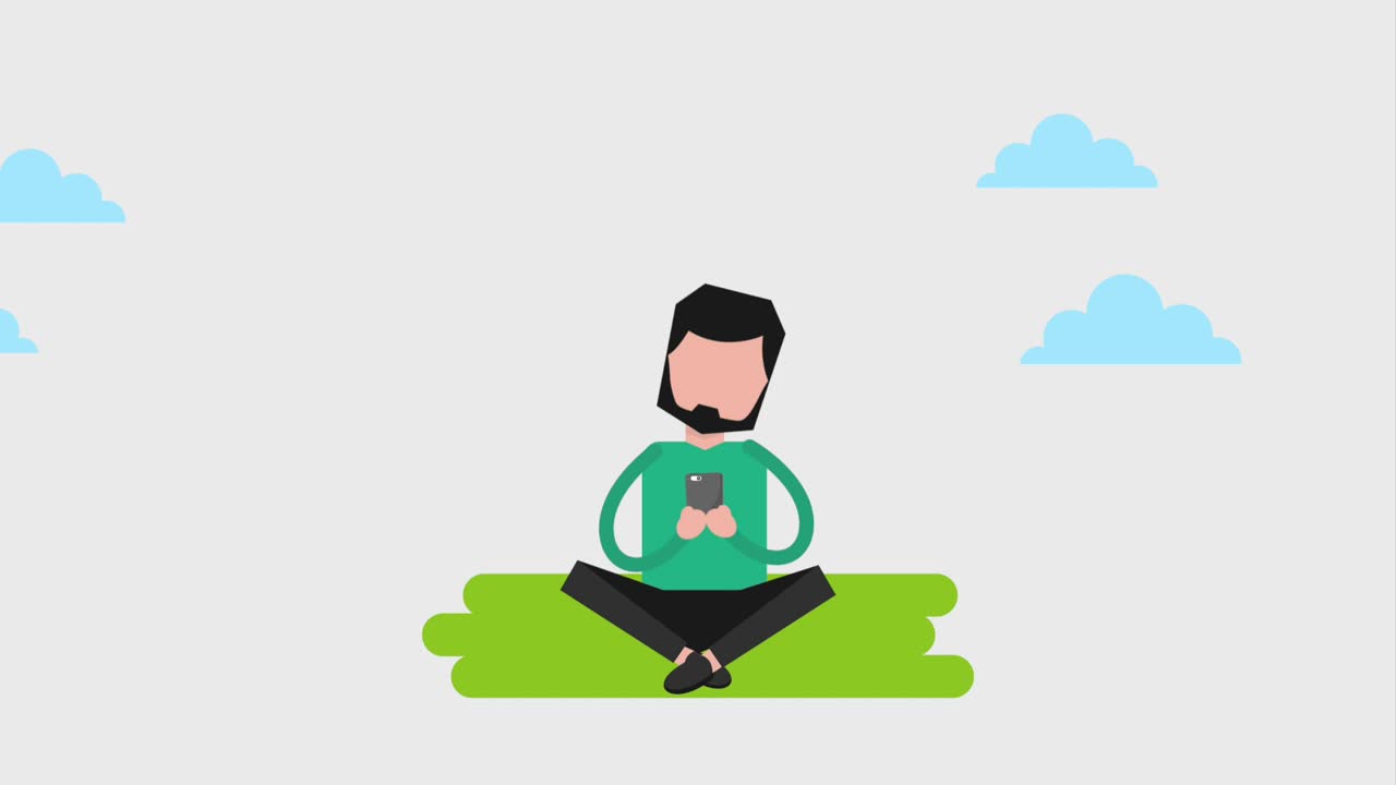 장치 사람 소셜 미디어