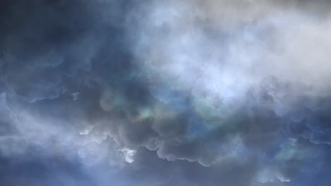 Gewitter,-Wetteränderungen,-Die-In-Den-Wolken-Auftreten