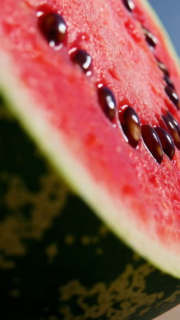 closeup of a watermelon slice