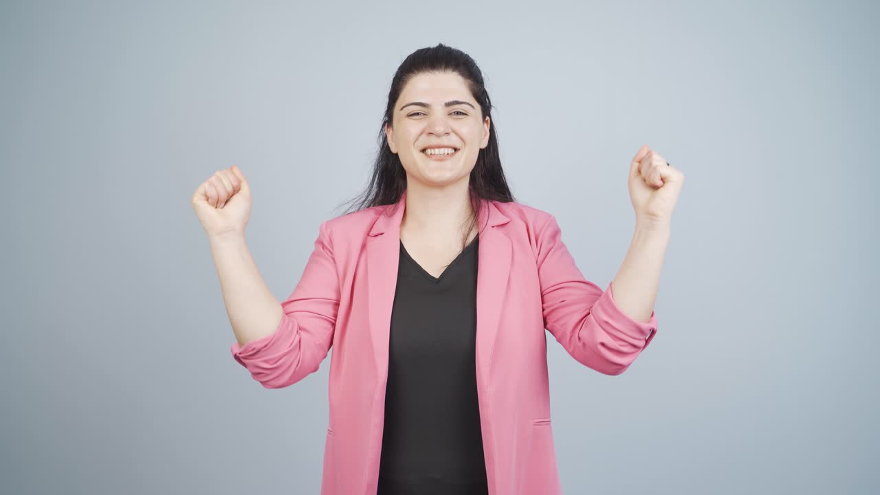 사업가 여성이 기 ⁇ 합니다.