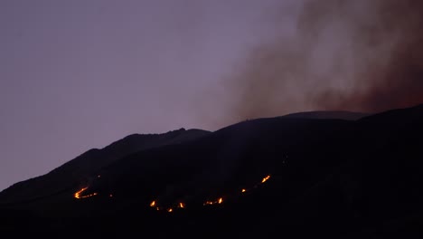 Brush-Fire-Rages-Through-Hillside