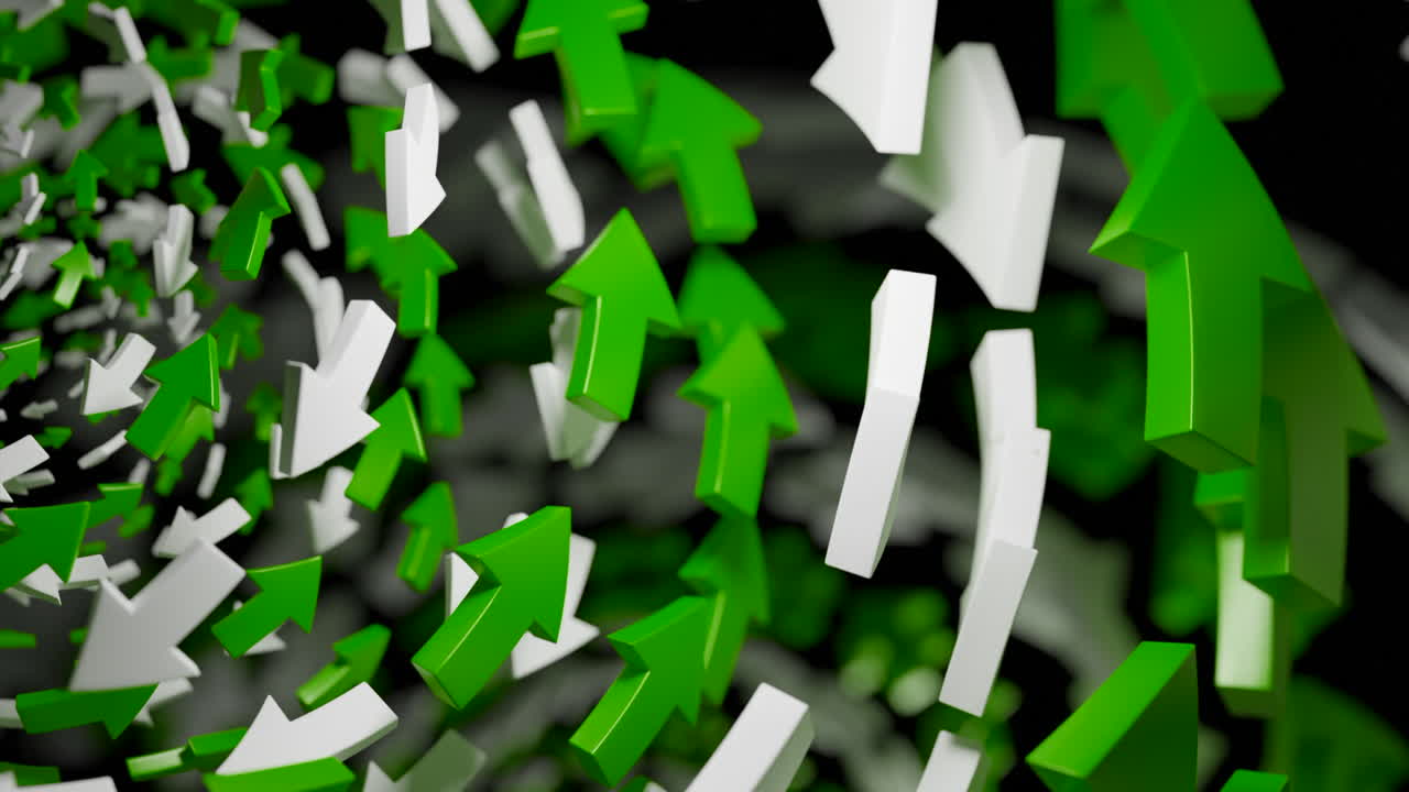 추상적인 화살표 패턴