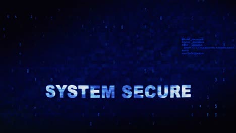 system secure alert on digital interface