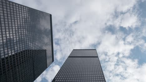 toronto, canadá, hiperlapso - video de hiperlapso que muestra los rascacielos del distrito financiero de toronto