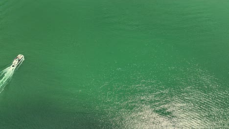 aerial reveal of lake lanier near cumming, georgia