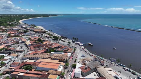 downtown city of porto seguro bahia brazil